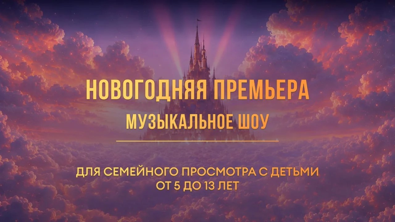 Новогоднее музыкальное шоу для семейного просмотра